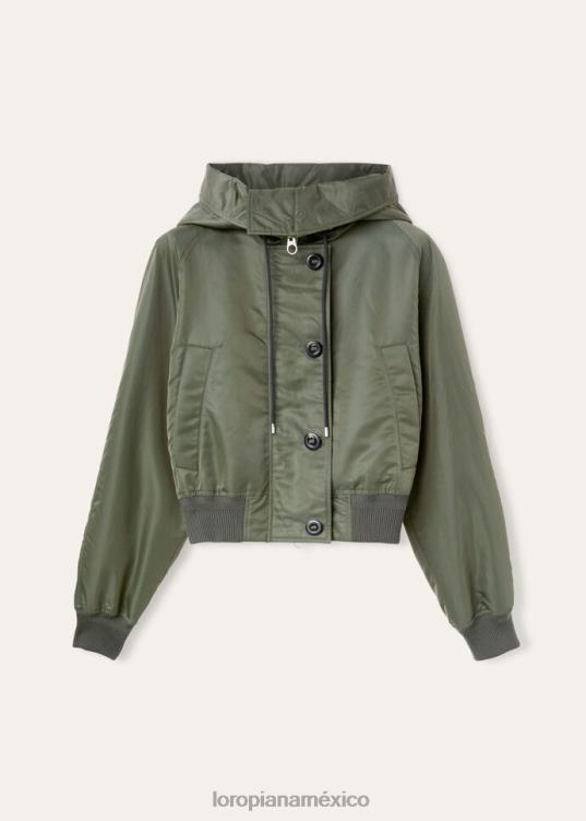 Loro Piana mujer chaqueta amantin verde sencha claro (50y7) 2FPNR138