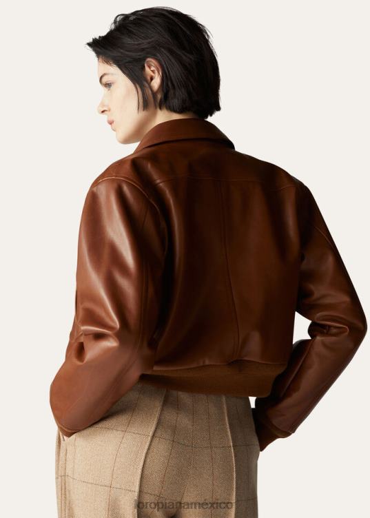 Loro Piana mujer chaqueta bomber roldan marrón becerro (h0l5) 2FPNR167