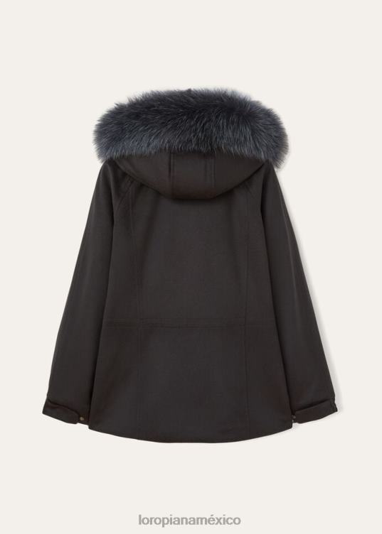 Loro Piana mujer chaqueta corta helada caviar (mb97) 2FPNR145