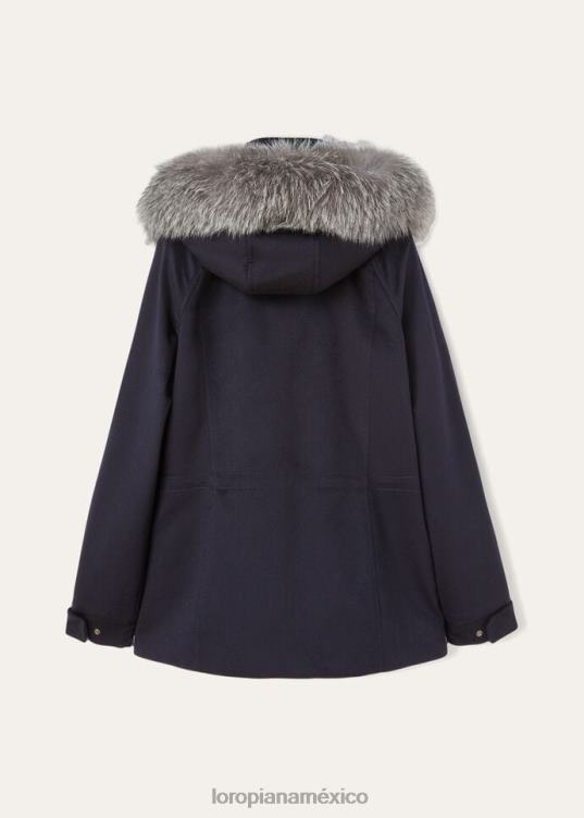 Loro Piana mujer chaqueta corta helada caviar (mb97) 2FPNR149