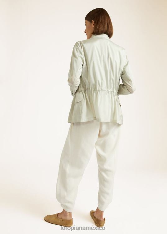 Loro Piana mujer chaqueta de viajero desembocadura del río (60d3) 2FPNR159