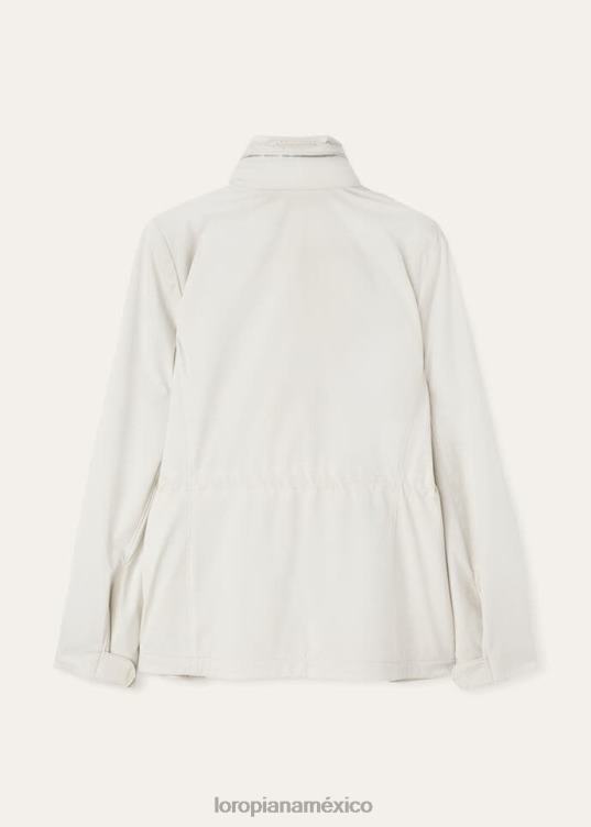 Loro Piana mujer chaqueta de viajero windmate verde liquen oscuro (50om) 2FPNR128