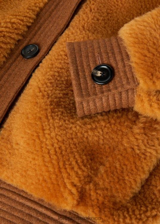 Loro Piana mujer chaqueta erwan carpintería dorada (e0at) 2FPNR134