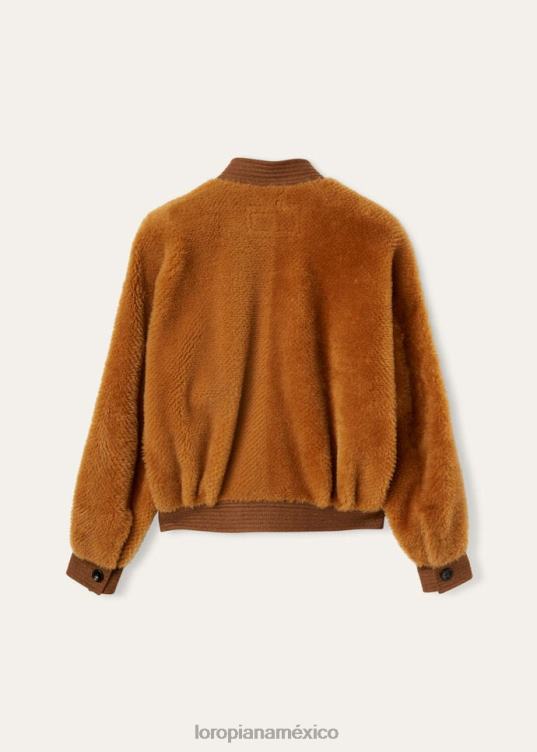 Loro Piana mujer chaqueta erwan carpintería dorada (e0at) 2FPNR134