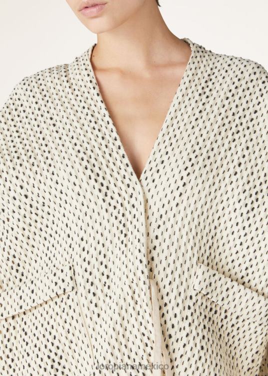 Loro Piana mujer chaqueta rahel turrón+negro (f5qd) 2FPNR271