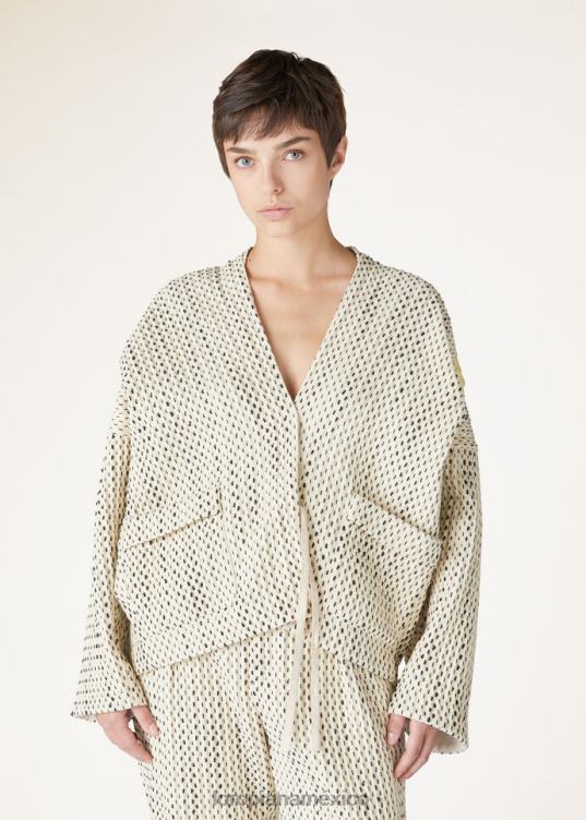 Loro Piana mujer chaqueta rahel turrón+negro (f5qd) 2FPNR271