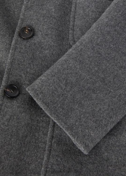 Loro Piana mujer mini chaqueta spagna gris melange (m006) 2FPNR272