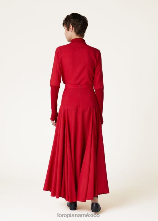 Loro Piana mujer falda flavia verde sencha (50w5) 2FPNR369