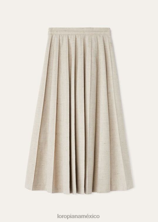 Loro Piana mujer falda fumiko arena suiseki (d0ka) 2FPNR360
