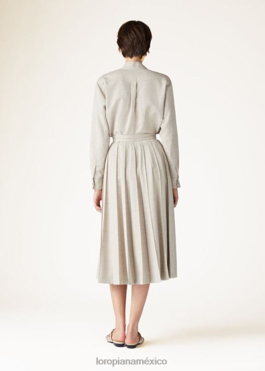 Loro Piana mujer falda fumiko arena suiseki (d0ka) 2FPNR360