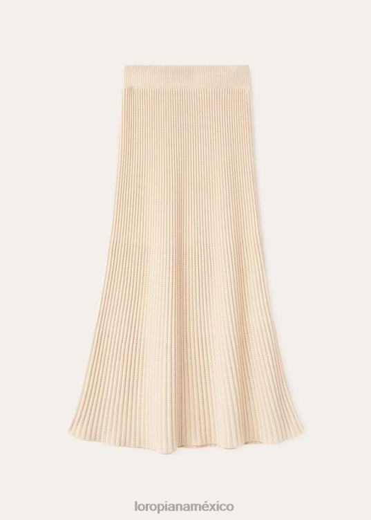 Loro Piana mujer falda ikeda raíz de loto (a0dl) 2FPNR358