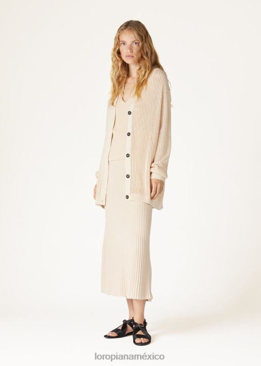 Loro Piana mujer falda ikeda raíz de loto (a0dl) 2FPNR358