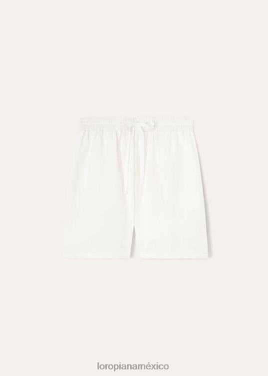 Loro Piana mujer bermudas perth blanco óptico (1005) 2FPNR342