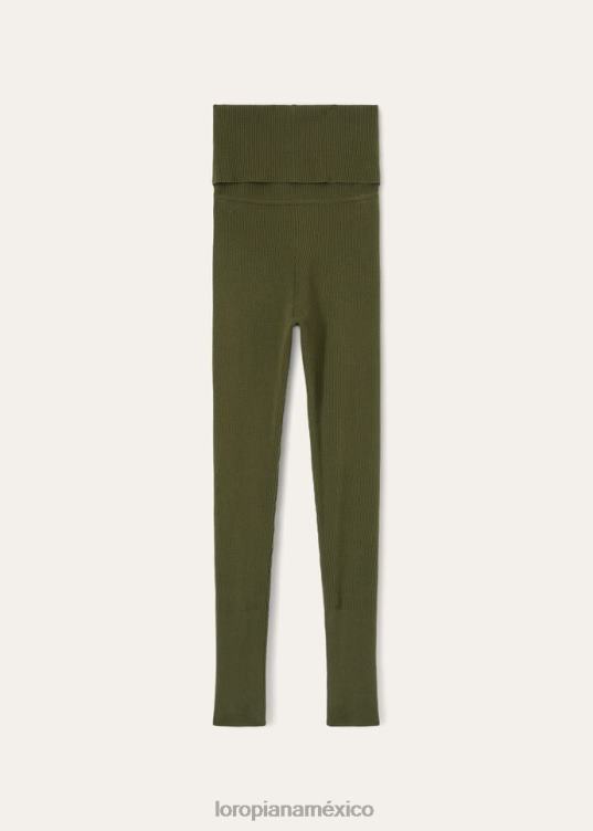 Loro Piana mujer leggings diavolezza turrón (1230) 2FPNR312