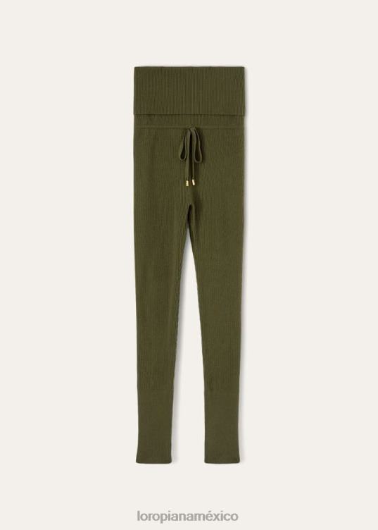 Loro Piana mujer leggings diavolezza turrón (1230) 2FPNR312