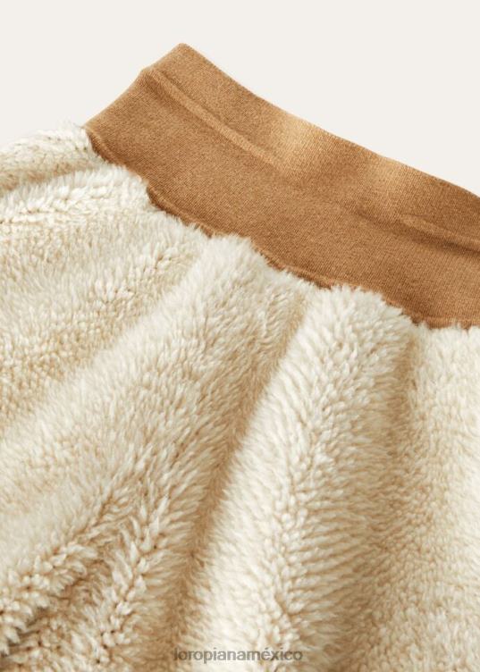 Loro Piana mujer pantalon gadiel crema natural (a0d4) 2FPNR316