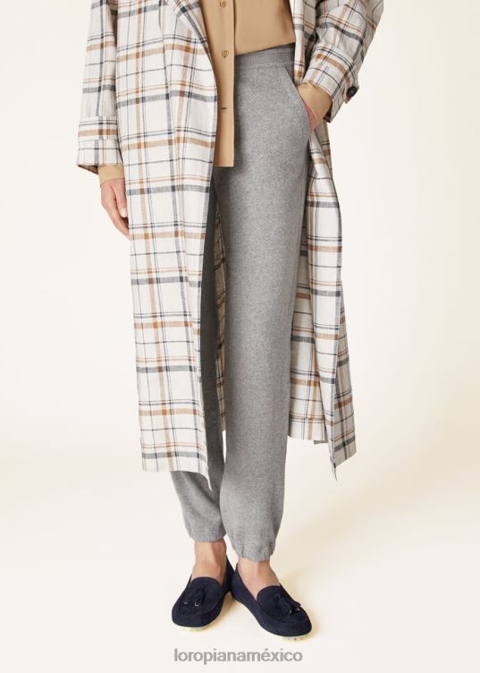 Loro Piana mujer pantalon merano blanco (1000) 2FPNR353