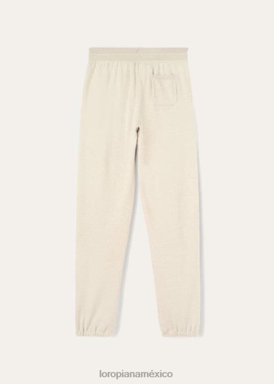 Loro Piana mujer pantalon merano blanco (1000) 2FPNR354