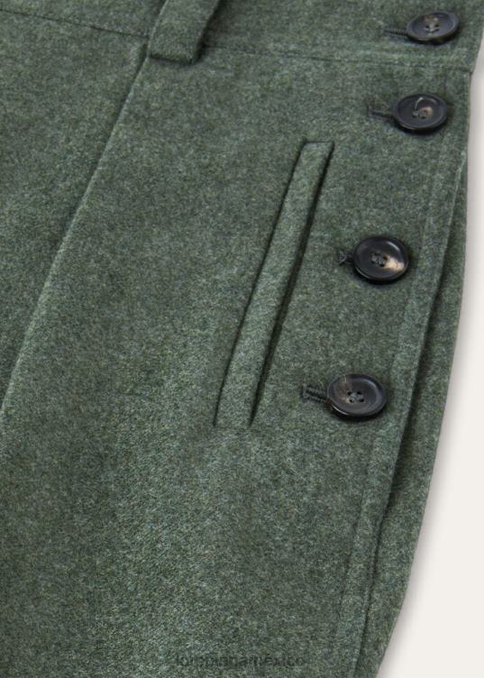 Loro Piana mujer pantalones albaneses shiso mel seco (50xc) 2FPNR292