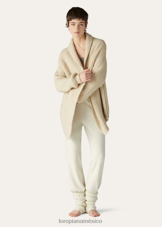 Loro Piana mujer pantalones capullo marfil vainilla (106i) 2FPNR323