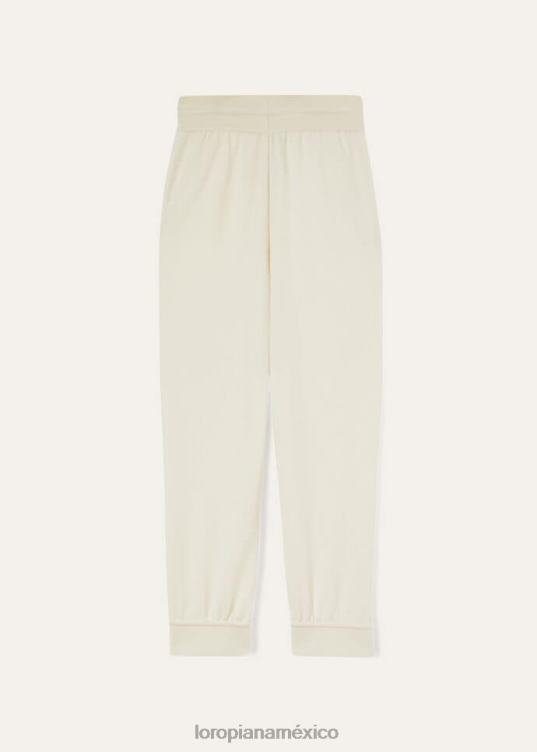 Loro Piana mujer pantalones capullo marfil vainilla (106i) 2FPNR323