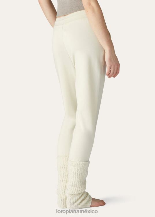 Loro Piana mujer pantalones capullo marfil vainilla (106i) 2FPNR323