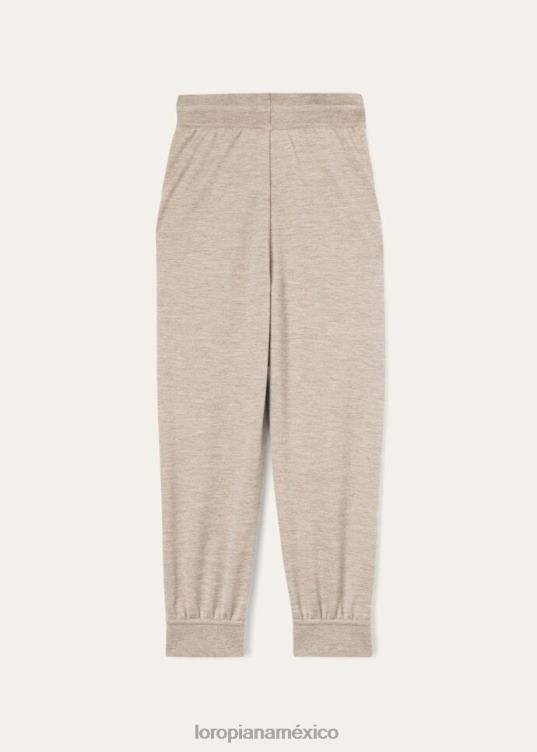 Loro Piana mujer pantalones capullo marfil vainilla (106i) 2FPNR327
