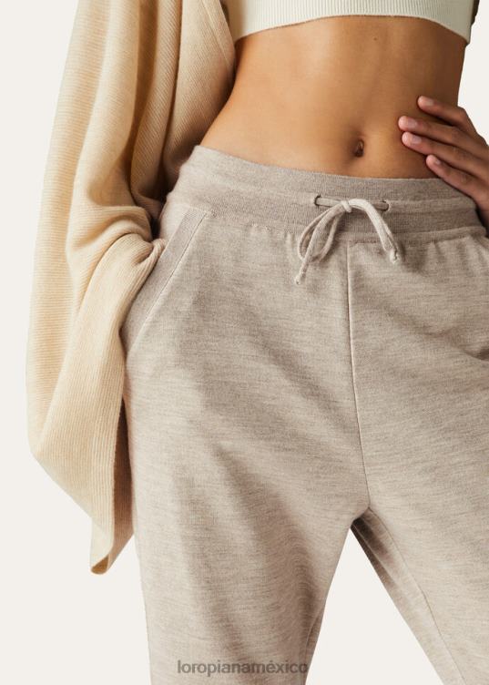 Loro Piana mujer pantalones capullo marfil vainilla (106i) 2FPNR327