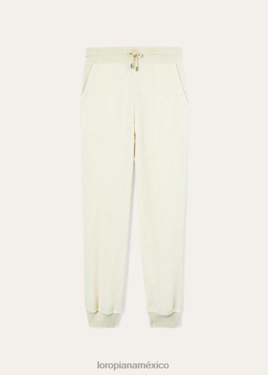 Loro Piana mujer pantalones capullo turrón (1230) 2FPNR326