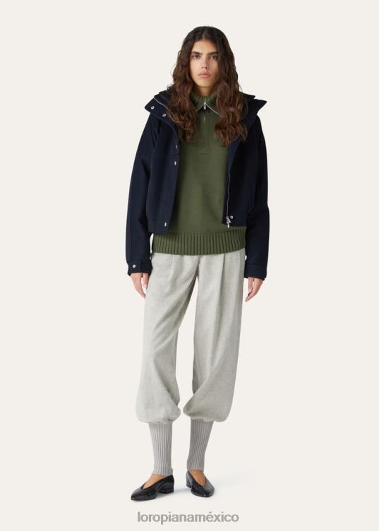 Loro Piana mujer pantalones carmesí sintió (d0gq) 2FPNR321