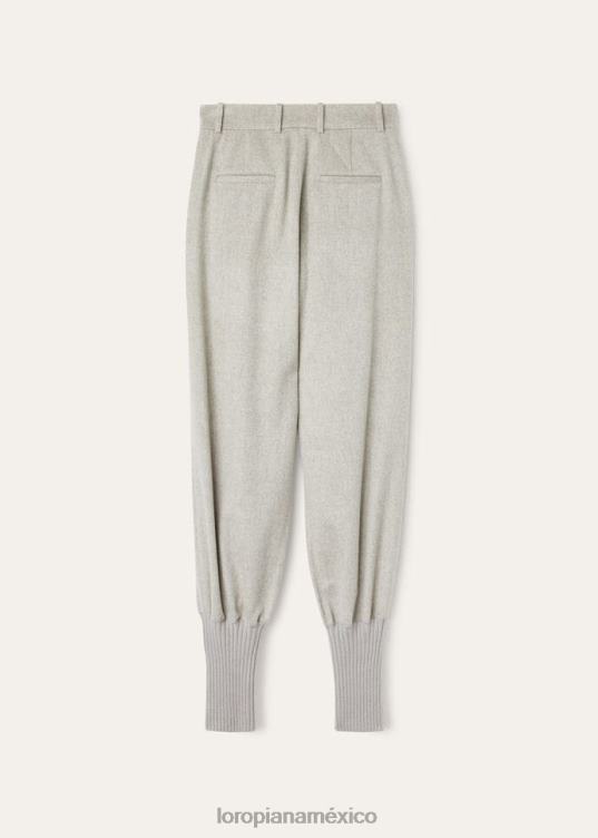 Loro Piana mujer pantalones carmesí sintió (d0gq) 2FPNR321