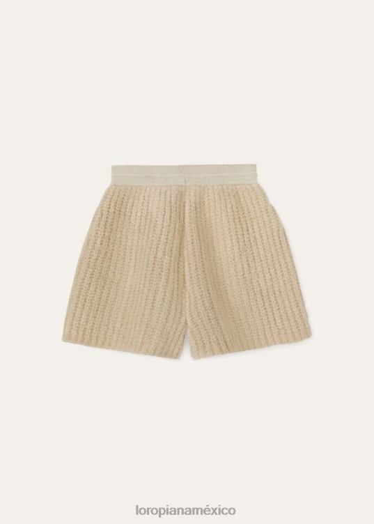 Loro Piana mujer pantalones cortos envolventes kasha (a04t) 2FPNR350