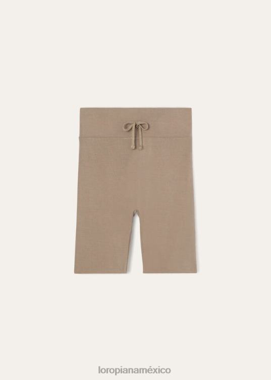 Loro Piana mujer pantalones cortos envolventes nieve blanca (1232) 2FPNR328