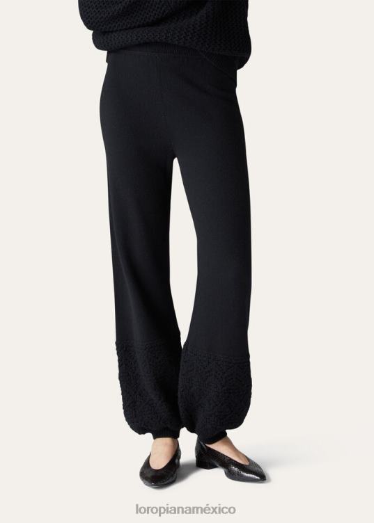 Loro Piana mujer pantalones engadina nieve blanca (1232) 2FPNR313