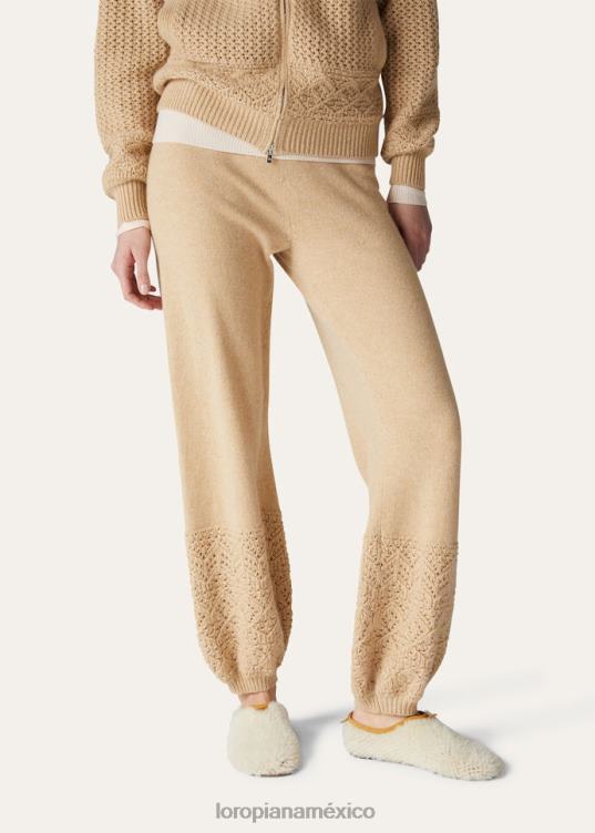 Loro Piana mujer pantalones engadina nieve blanca (1232) 2FPNR315