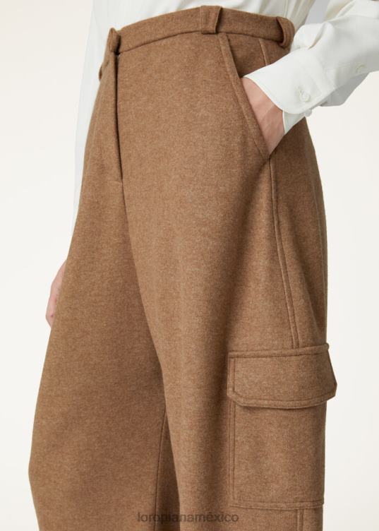 Loro Piana mujer pantalones helge café de caramelo' (b3ze) 2FPNR295