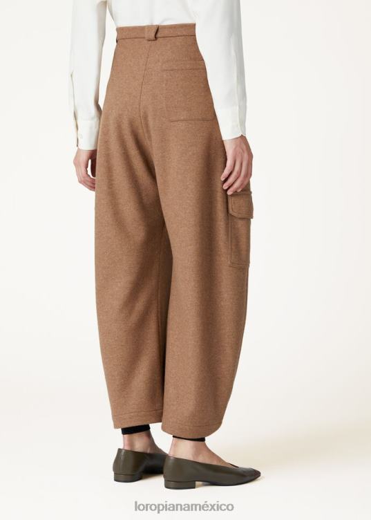 Loro Piana mujer pantalones helge café de caramelo' (b3ze) 2FPNR295