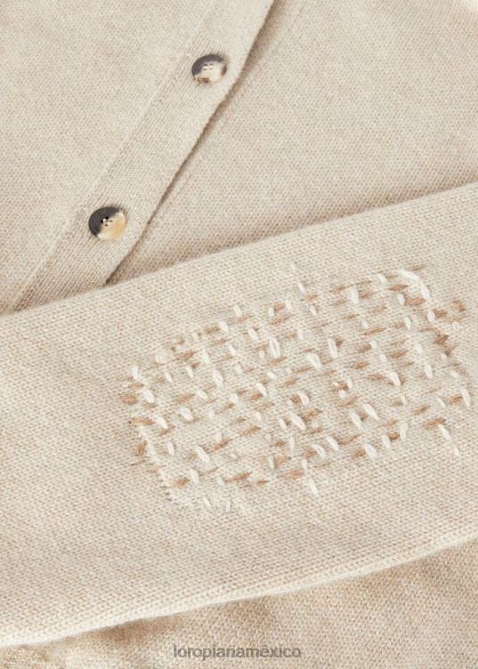 Loro Piana mujer cárdigan ashi salsa de sésamo mel (d0iy) 2FPNR20