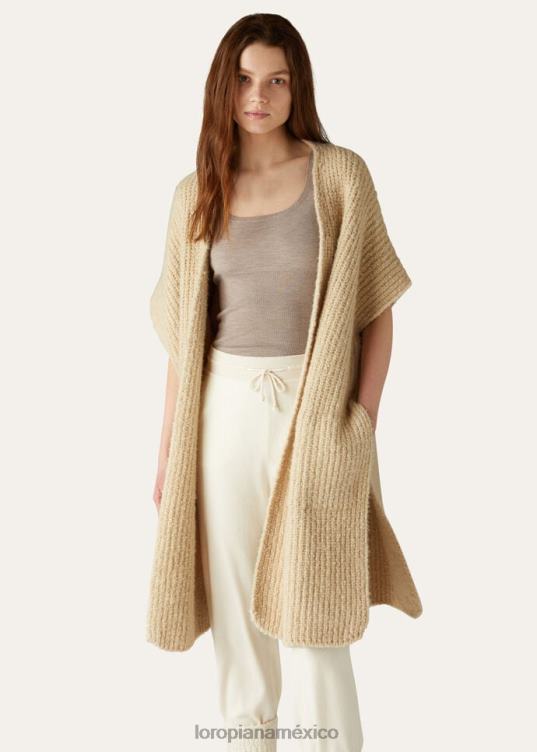 Loro Piana mujer cárdigan envolvente nieve blanca (1232) 2FPNR68