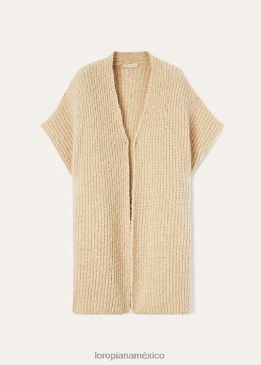 Loro Piana mujer cárdigan envolvente nieve blanca (1232) 2FPNR68