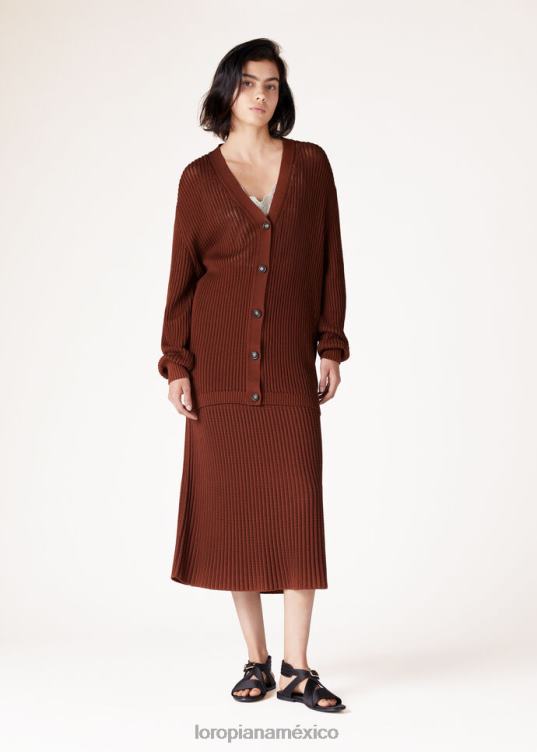 Loro Piana mujer cárdigan ikeda raíz de loto (a0dl) 2FPNR1