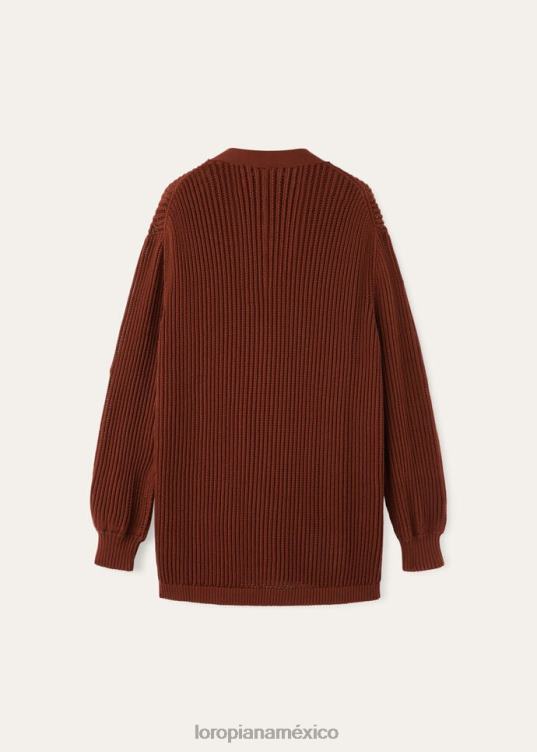 Loro Piana mujer cárdigan ikeda raíz de loto (a0dl) 2FPNR1