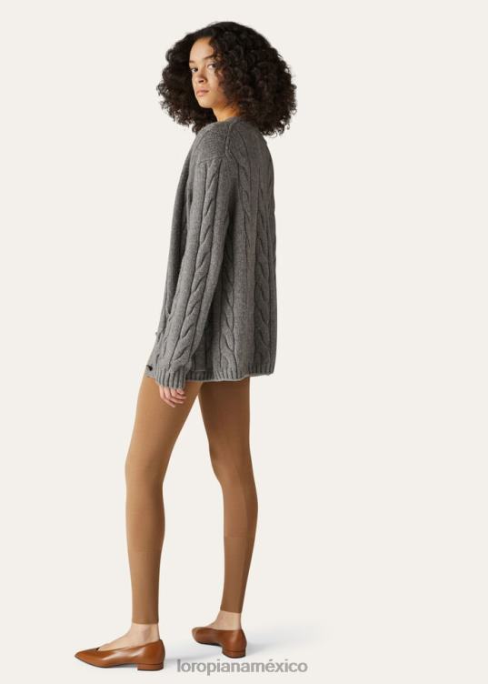 Loro Piana mujer cárdigan napier nieve blanca (1232) 2FPNR375