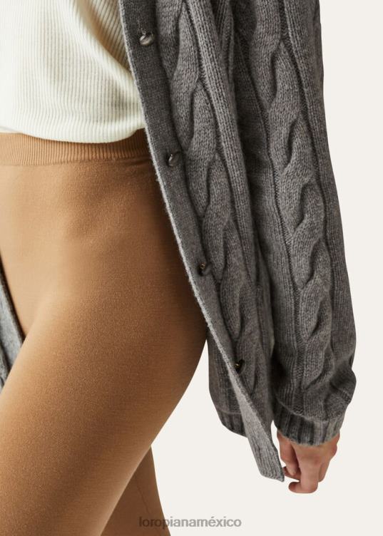 Loro Piana mujer cárdigan napier nieve blanca (1232) 2FPNR375