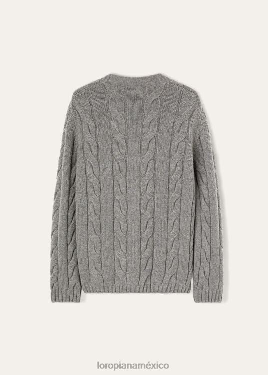 Loro Piana mujer cárdigan napier nieve blanca (1232) 2FPNR375