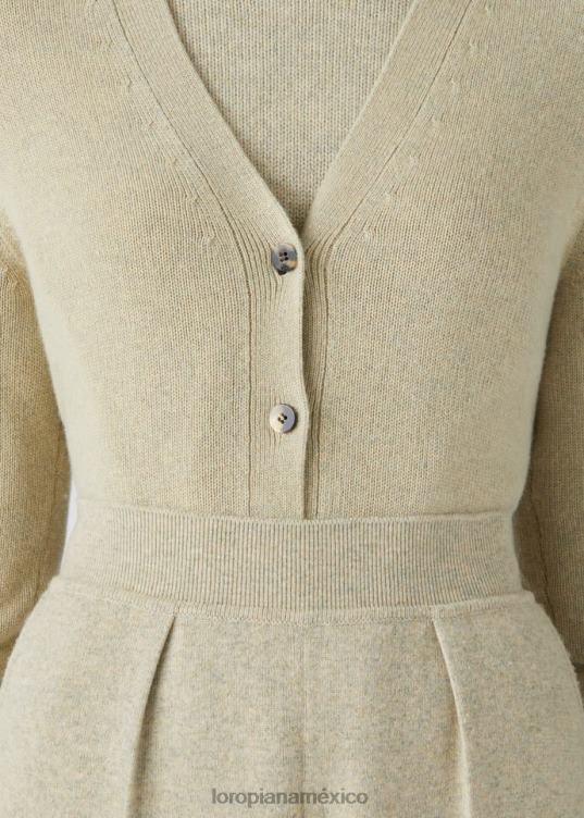 Loro Piana mujer cárdigan parksville aguas termales mel natural teñido (50x0) 2FPNR13