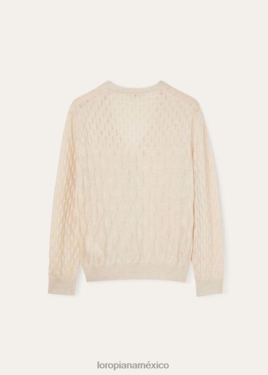 Loro Piana mujer cárdigan takao mezcla de dunas claras (a123) 2FPNR6