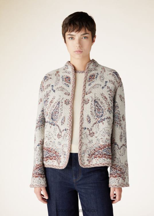 Loro Piana mujer chaqueta ishikari elegante pasley (f5vi) 2FPNR31