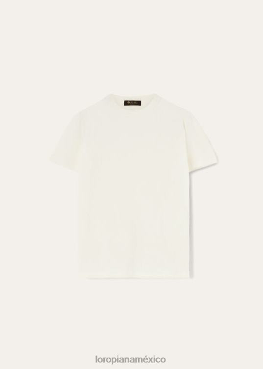 Loro Piana mujer cuello redondo de ira blanco (1000) 2FPNR100