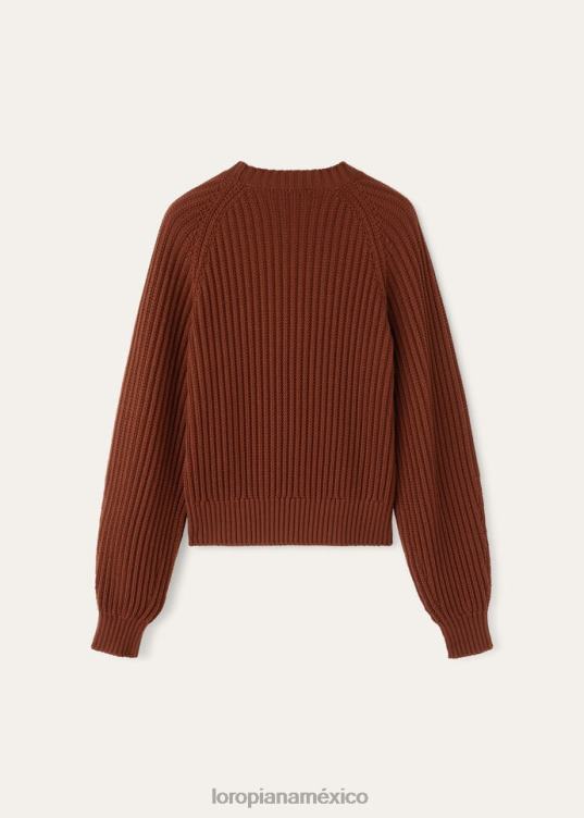 Loro Piana mujer cuello redondo ikeda tetera de barro (p08u) 2FPNR2